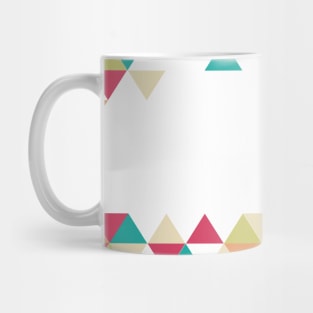 Artsy Summer Triangle Pattern Mug